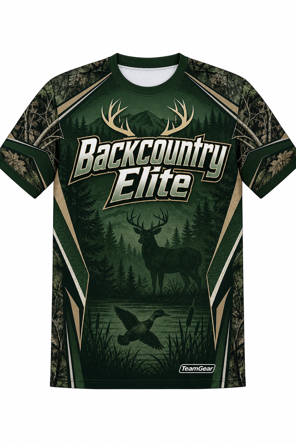 Backcountry Elite Green Hunting Jersey design