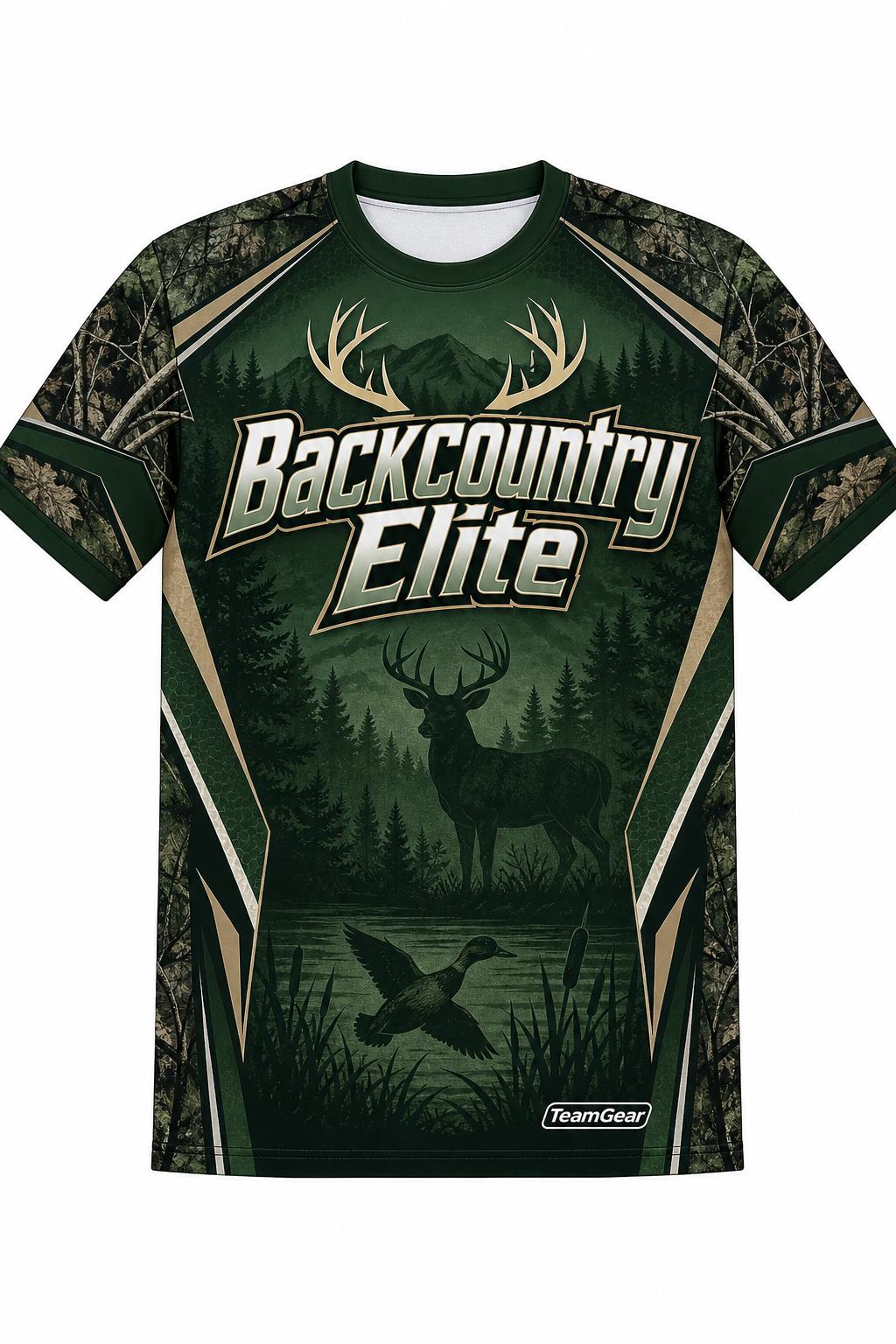 Backcountry Elite Green Hunting Jersey design