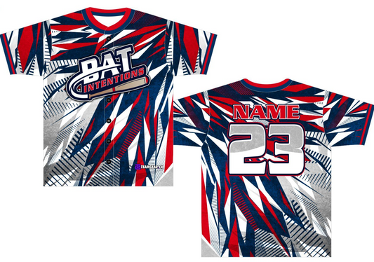 Bat Intentions Baseball Jersey