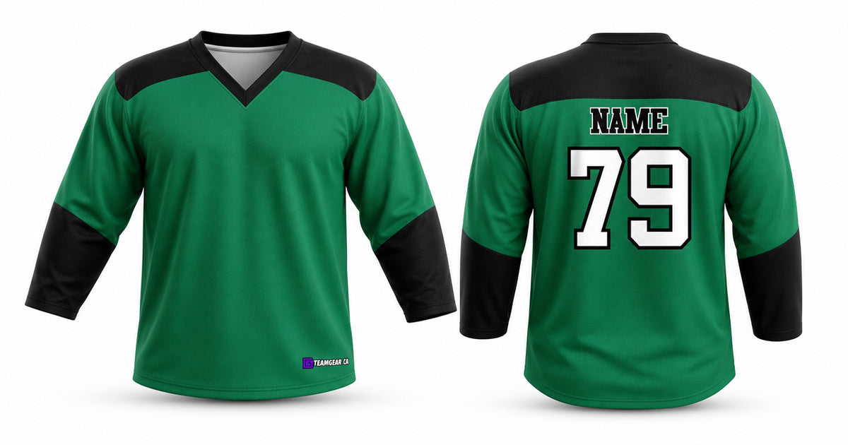Beer League Hockey Jersey Kelly Green/Black