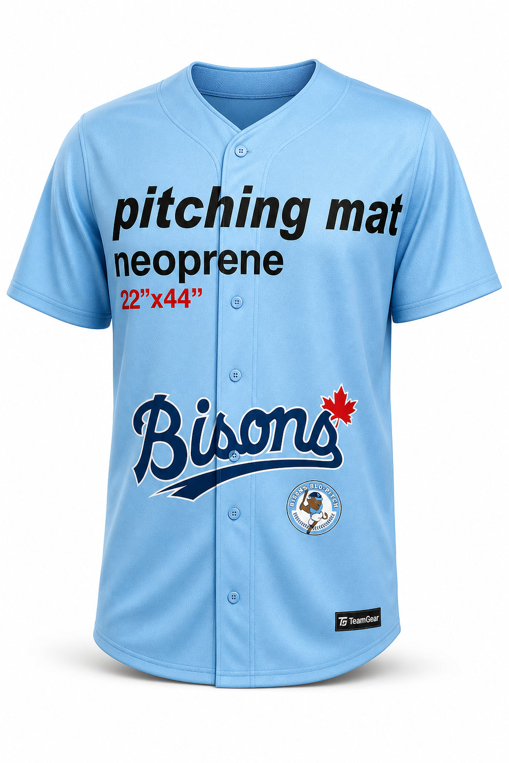 Bisons Slo Pitch Pitching Mat