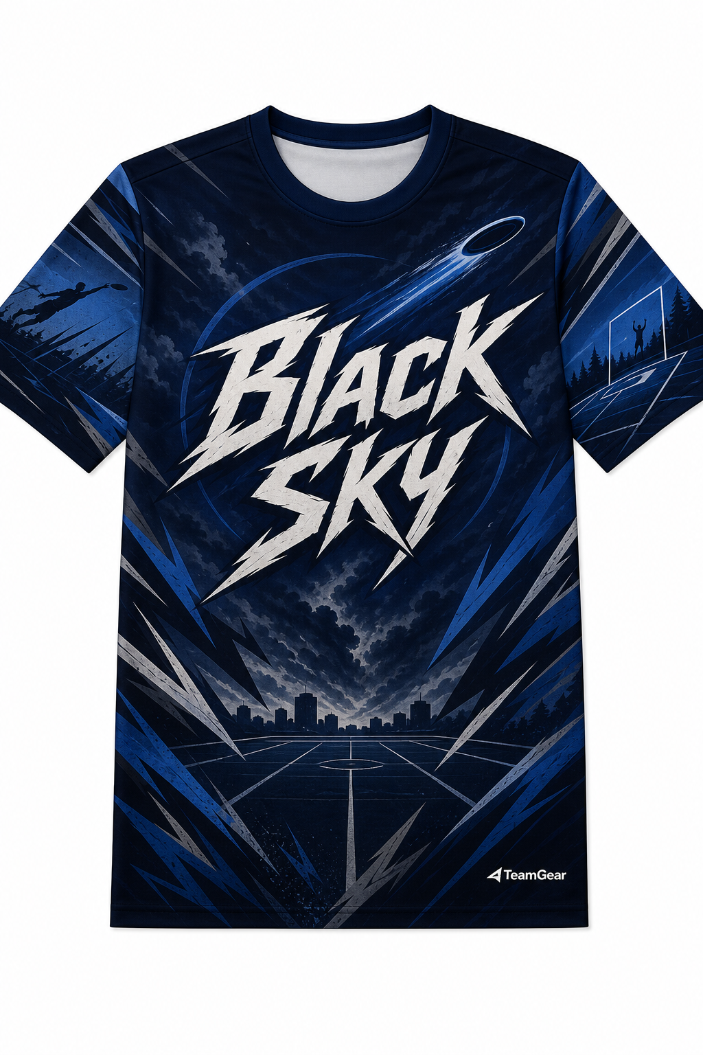 Black Sky Navy Ultimate Frisbee Jersey design