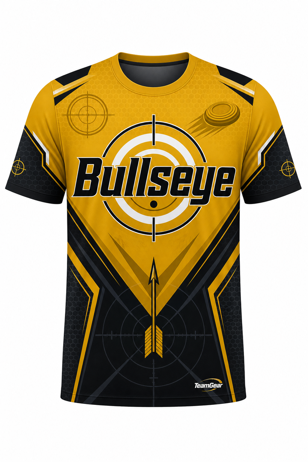 Bullseye Gold Shooting Jersey design