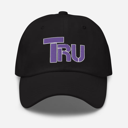 Tru ShowZone baseball dad hat in black