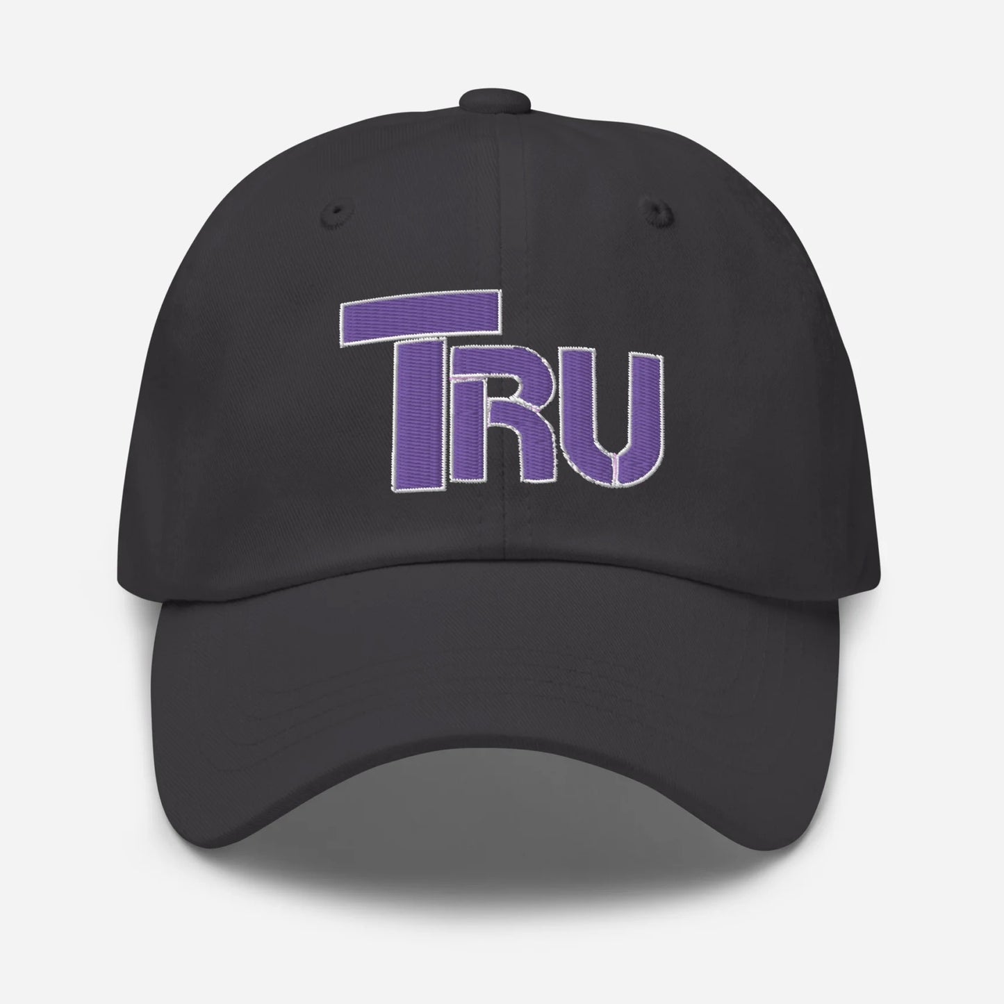 Tru ShowZone baseball dad hat in dark grey