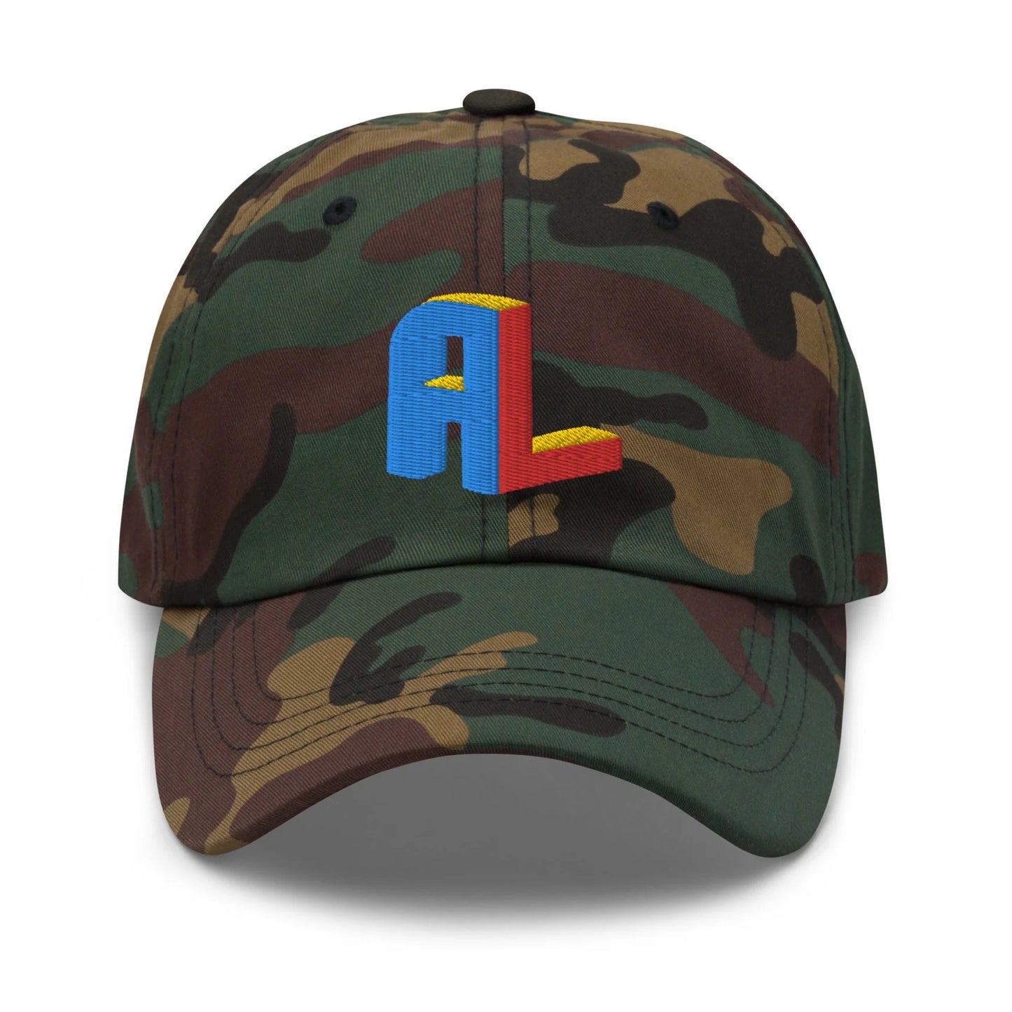 Ance Larmstrong ShowZone baseball dad hat in camo camouflage print
