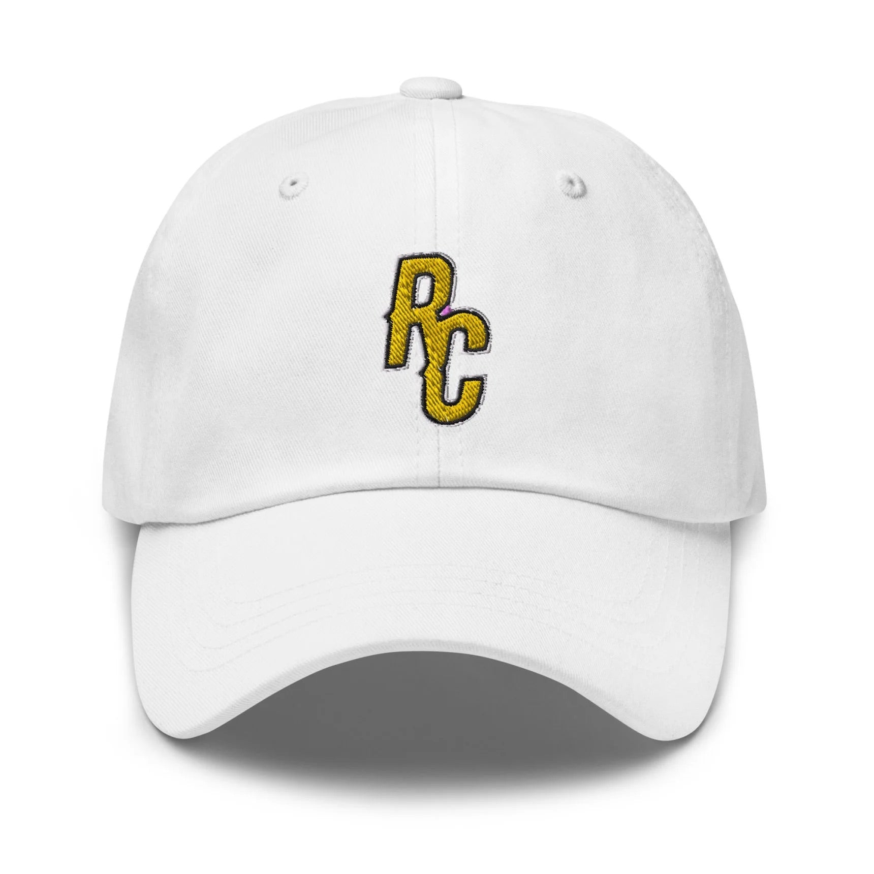 Ray Cheesy ShowZone baseball dad hat in white