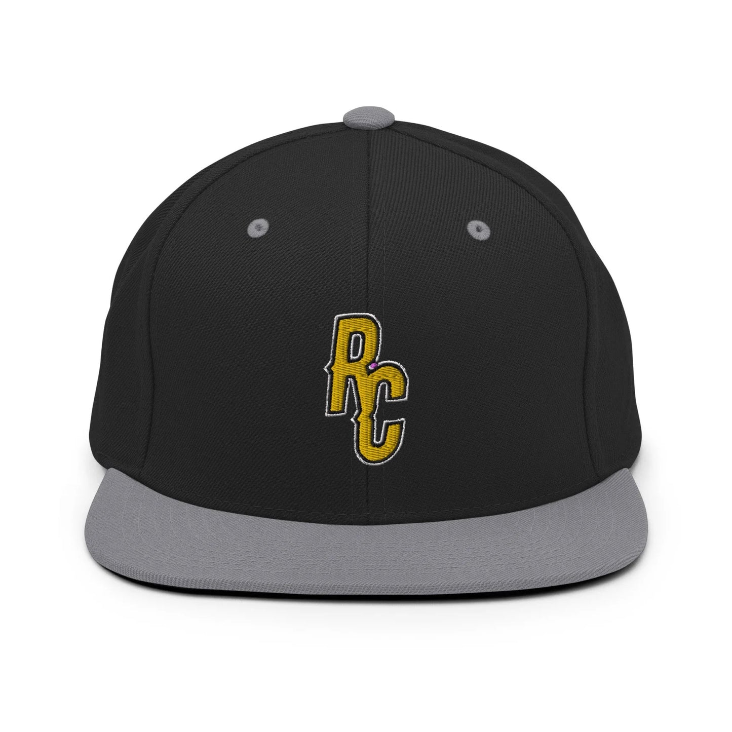 Ray Cheesy ShowZone snapback hat in black with grey brim and accents