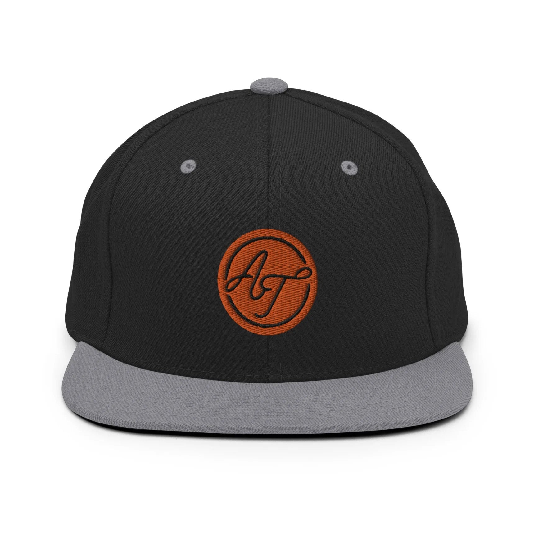 Thuuuuney ShowZone snapback hat in black with grey brim and accents
