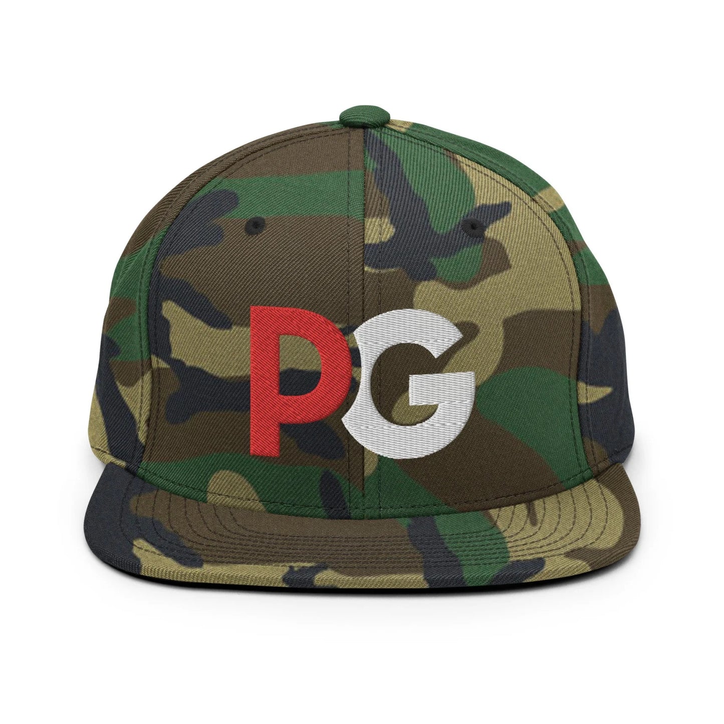 ProfesorGamingTV Snapback Hat by ShowZone in green camo camouflage