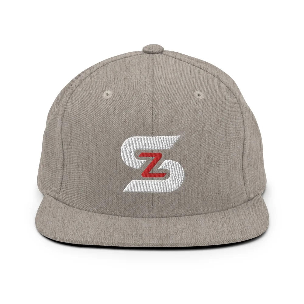 ShowZone snapback hat in heather grey