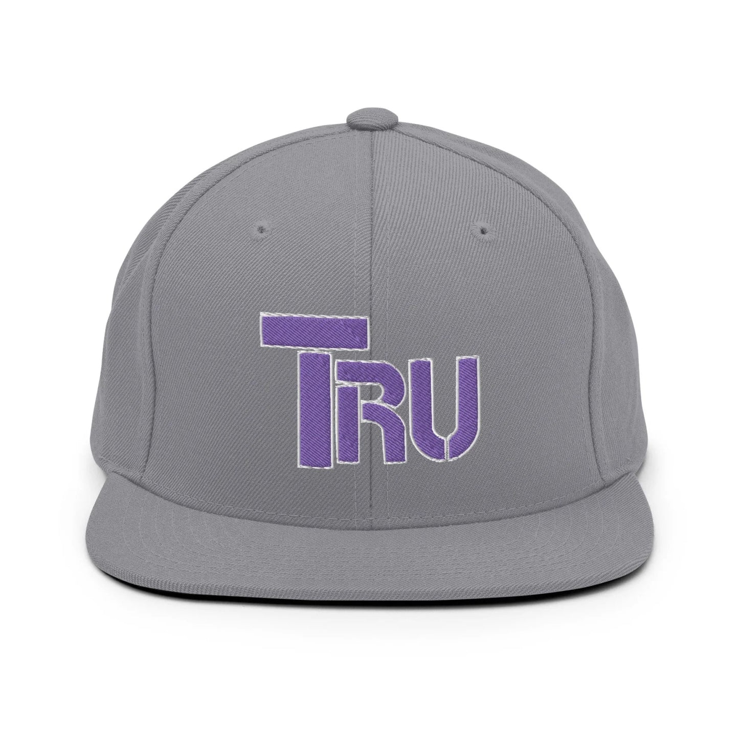 Tru ShowZone snapback hat in grey