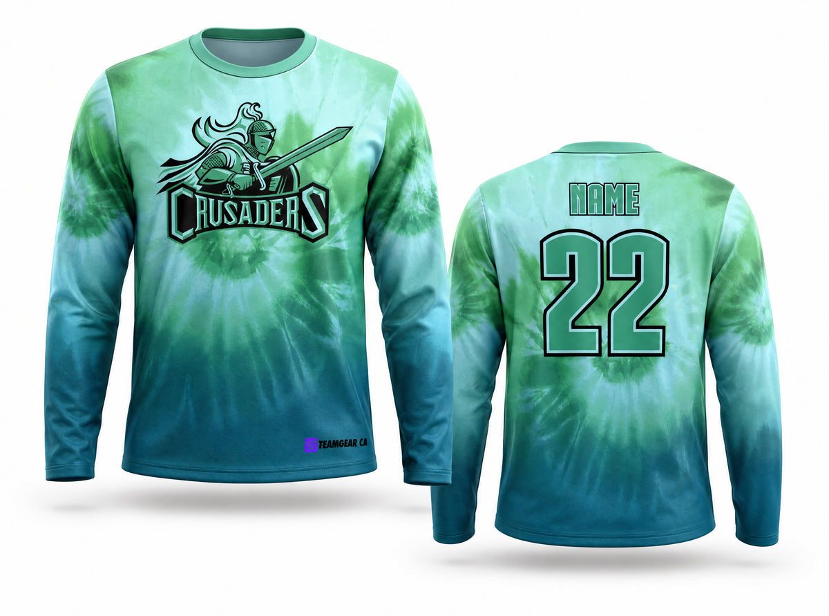 Crusaders Paintball Jersey - front and back view