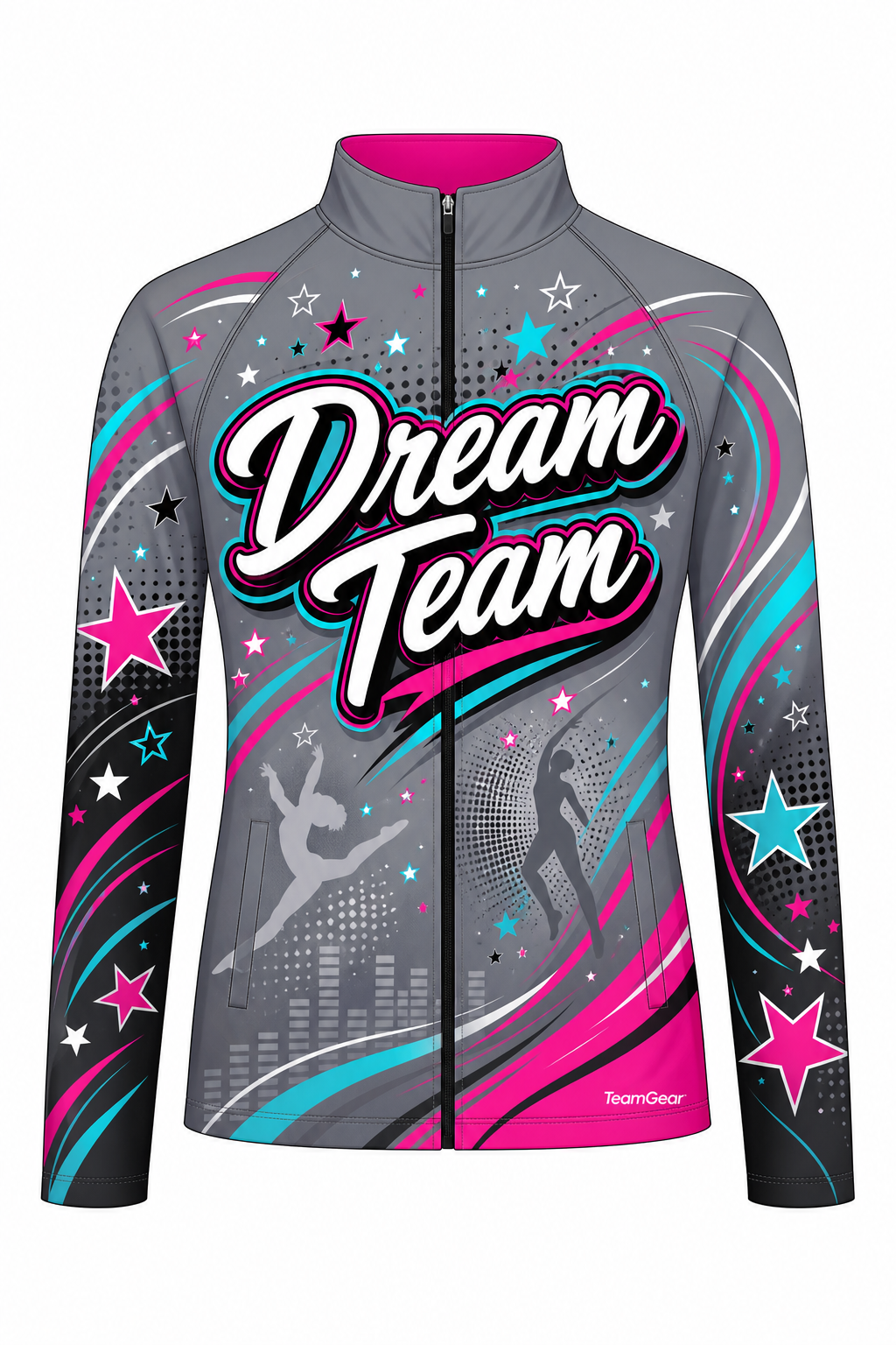 Dream Team Grey Dance Jacket design