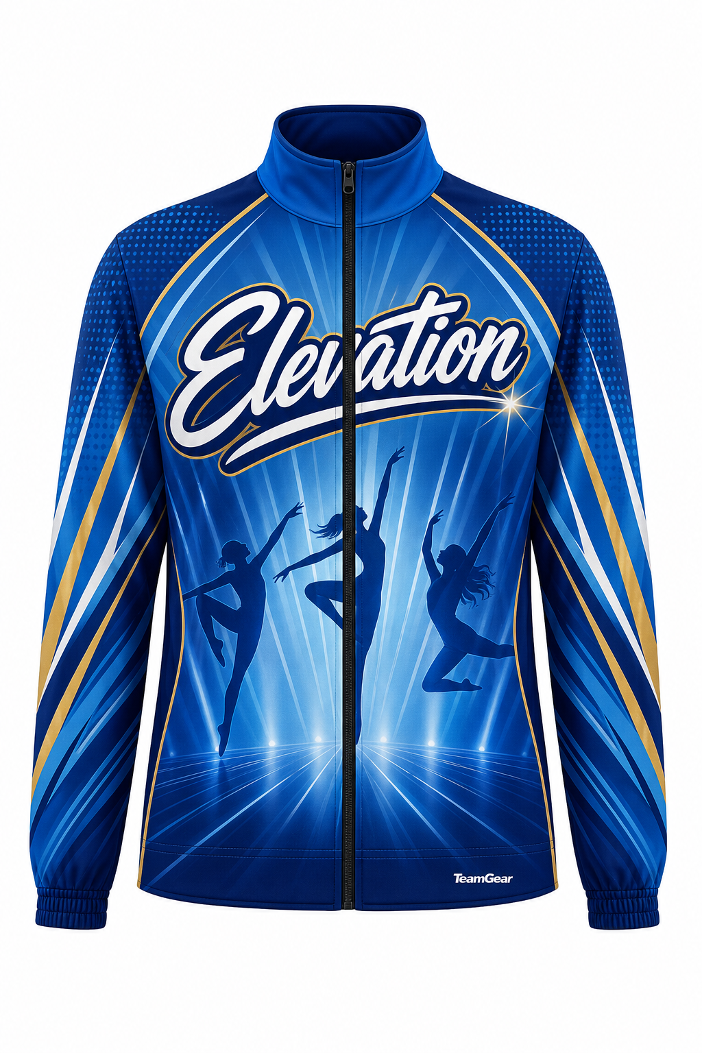 Elevation Blue Dance Jacket design