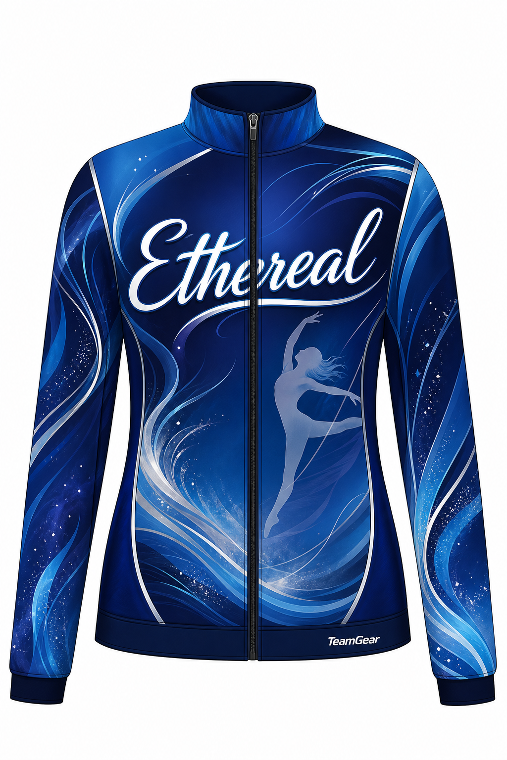 Ethereal Blue Dance Jacket design