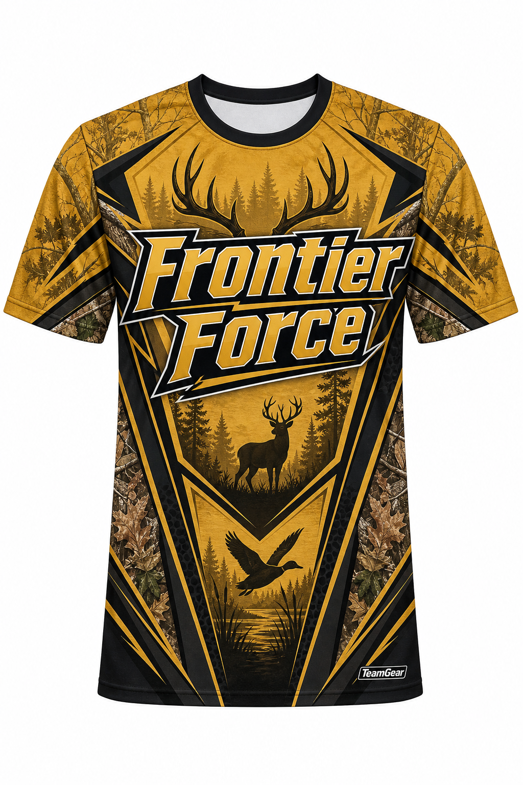 Frontier Force Gold Hunting Jersey design