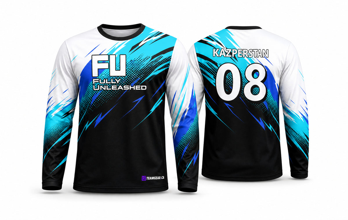 FU - Fully Unleashed Softball Jersey - front and back view