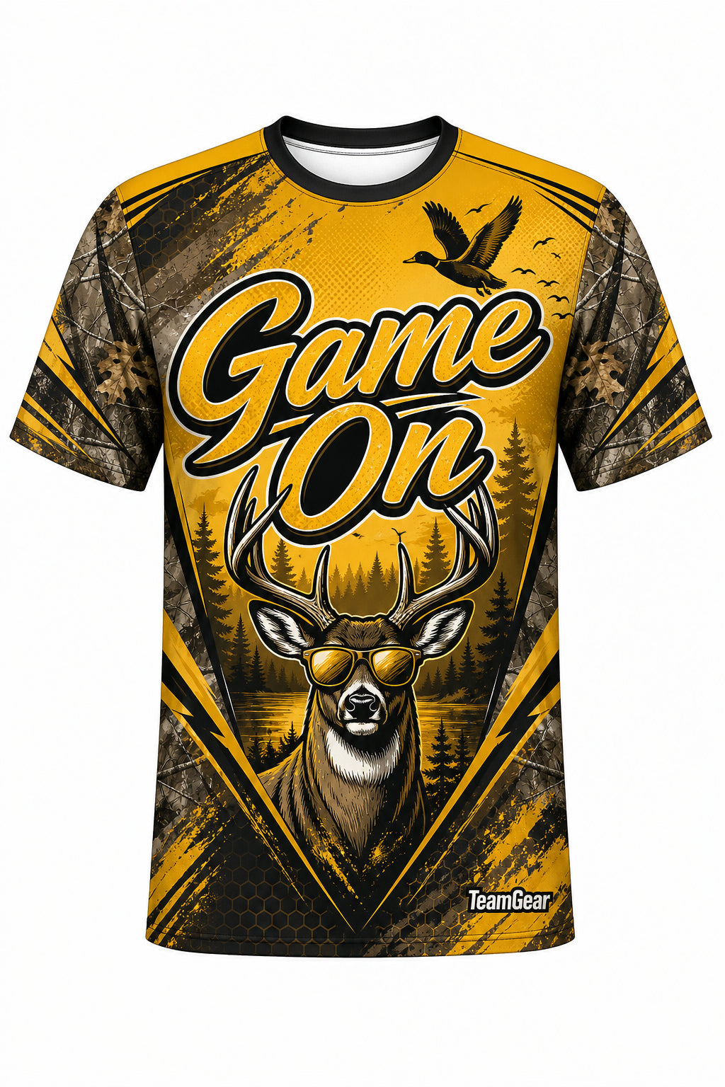 Game On Gold Hunting Jersey design