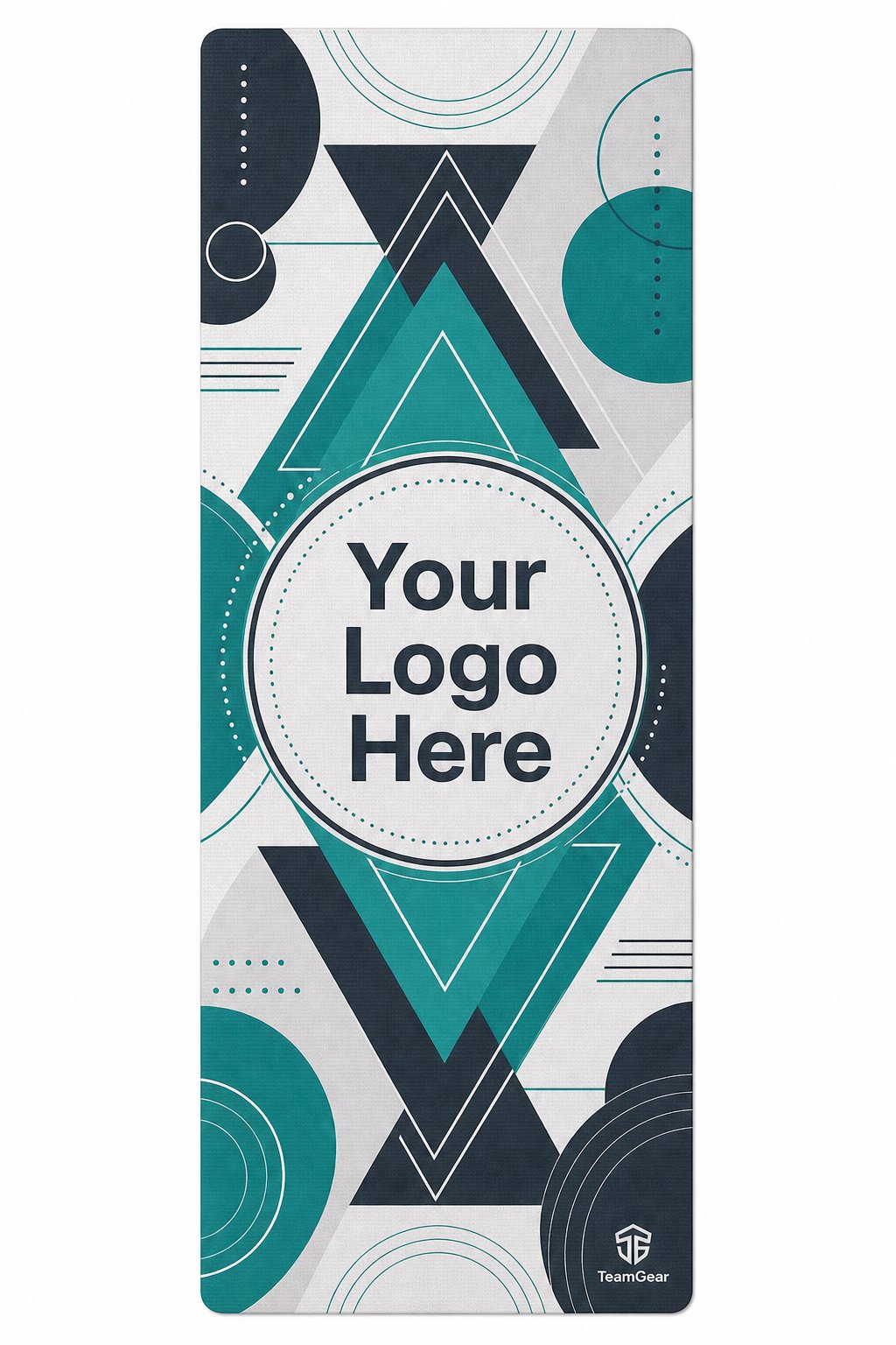 Geometric Balance Custom Yoga Mat — custom yoga mat flat design — TeamGear Canada