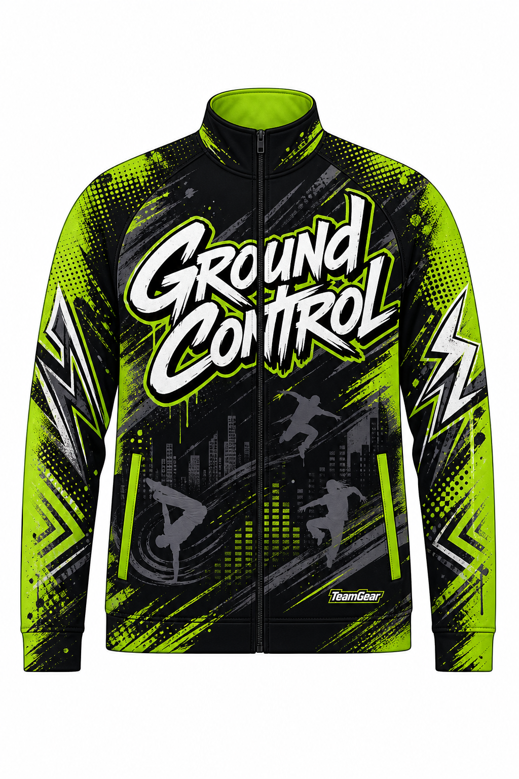 Ground Control Lime Dance Jacket design