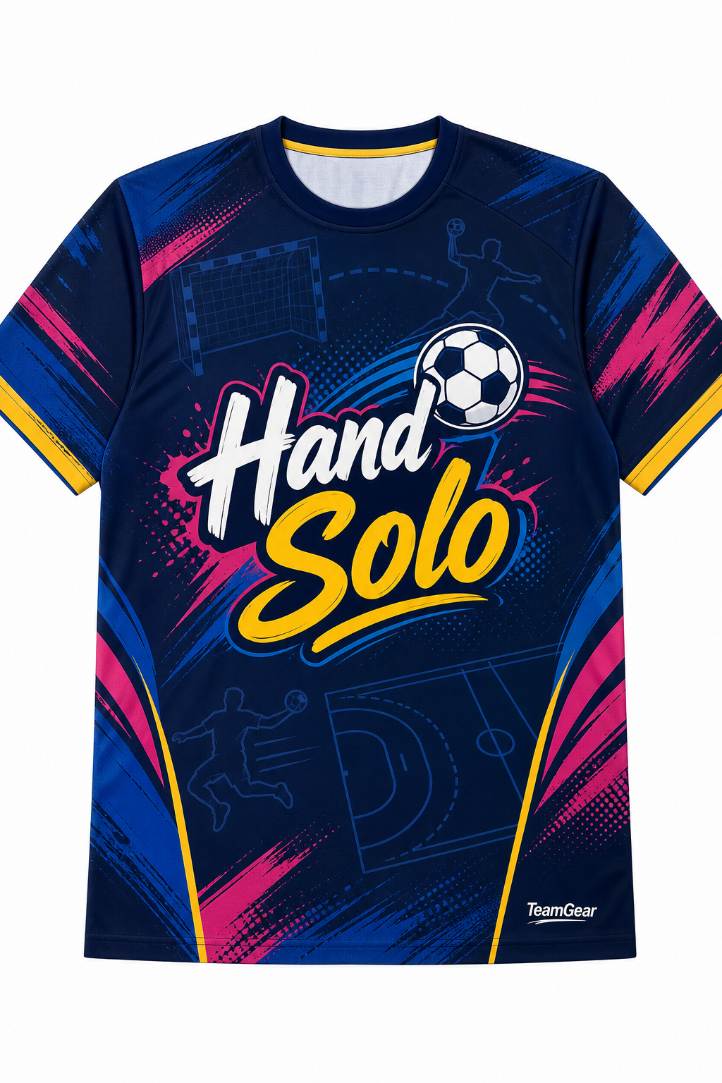 Hand Solo Navy Handball Jersey design