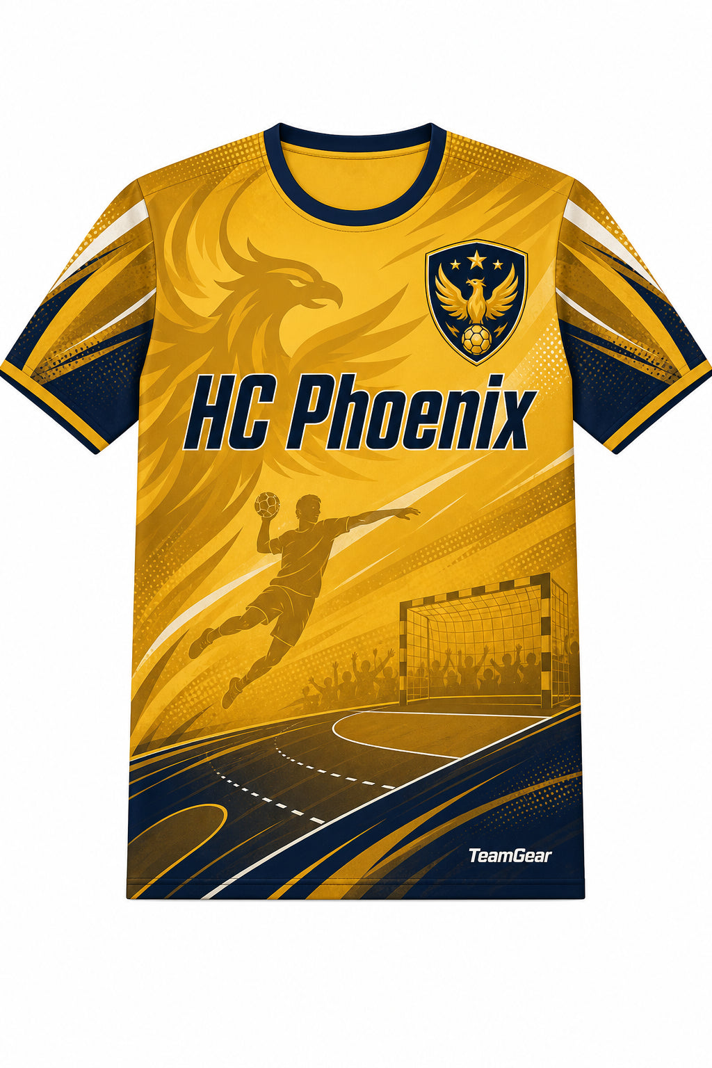 HC Phoenix Gold Handball Jersey design