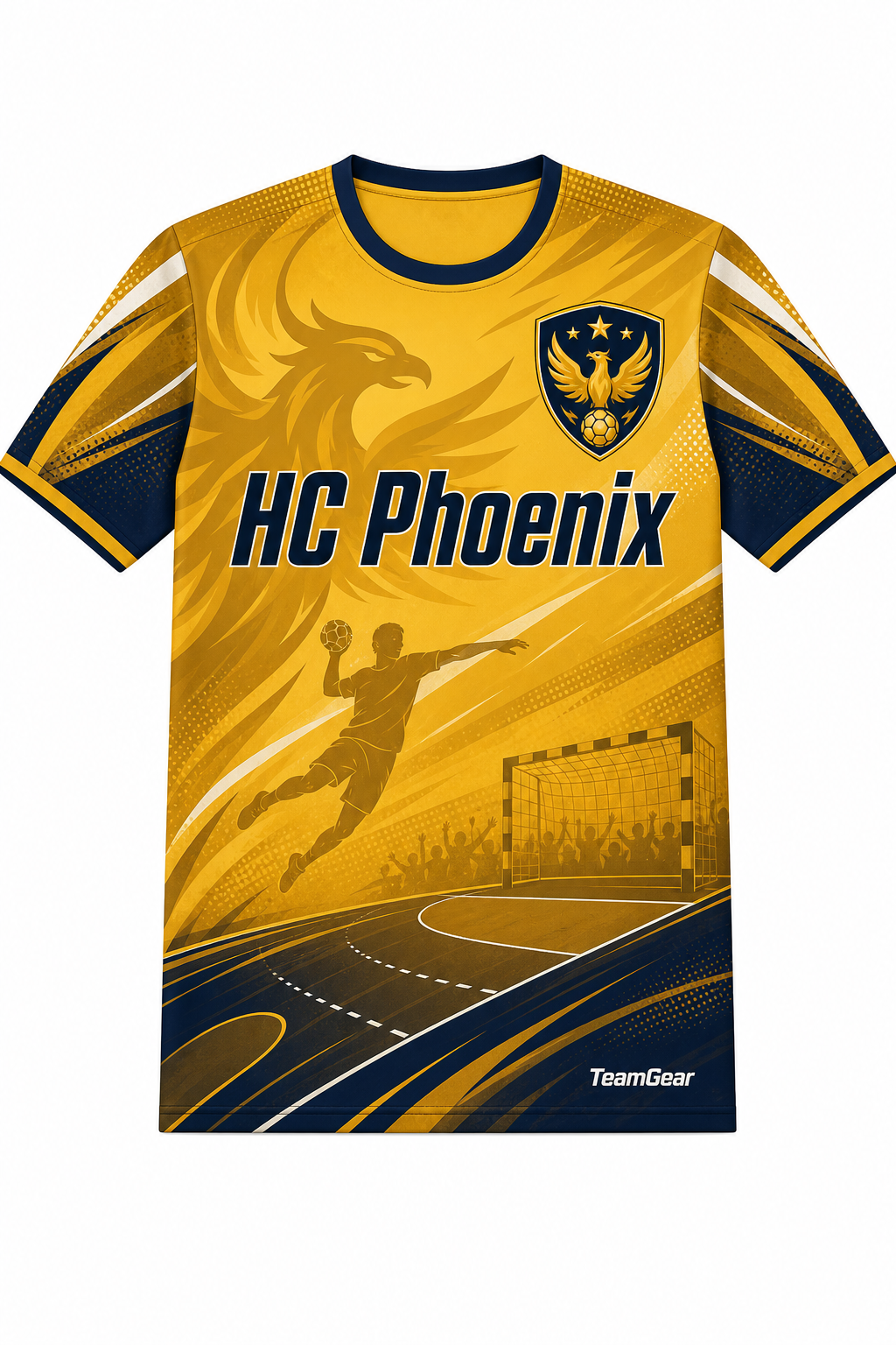 HC Phoenix Gold Handball Jersey design