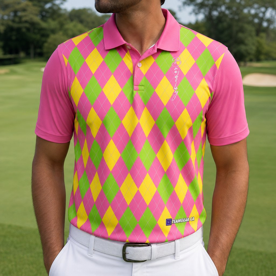 Custom Golf Jerseys worn on model — TeamGear Canada