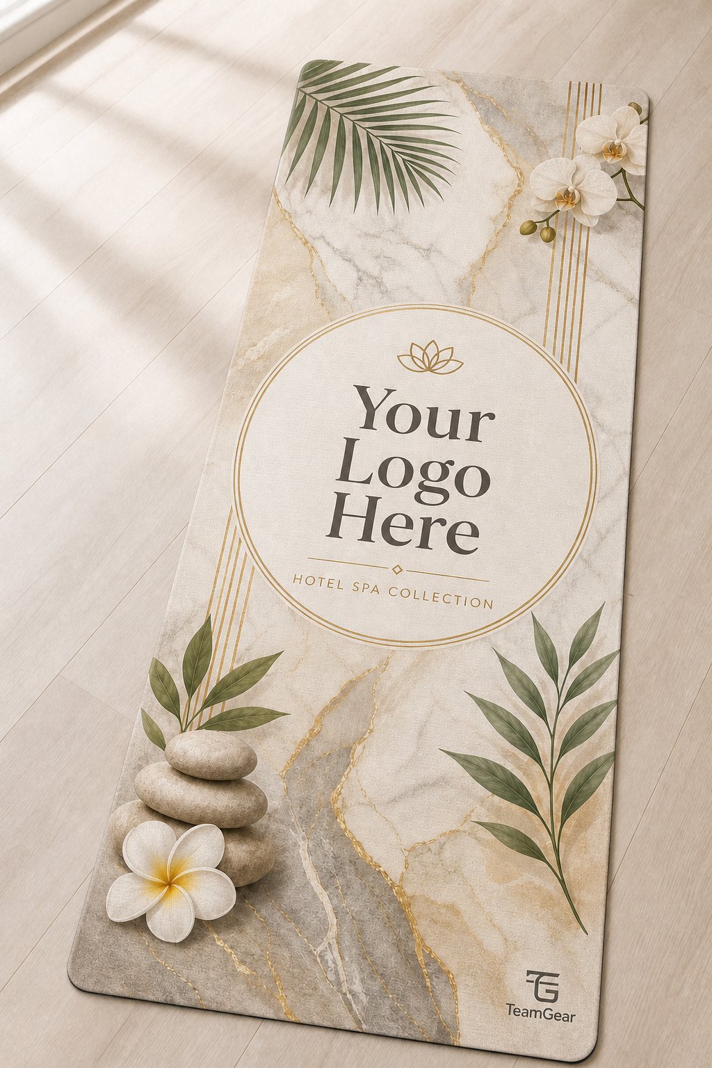 Hotel Spa Collection Custom Yoga Mat — custom yoga mat studio product photo — TeamGear Canada