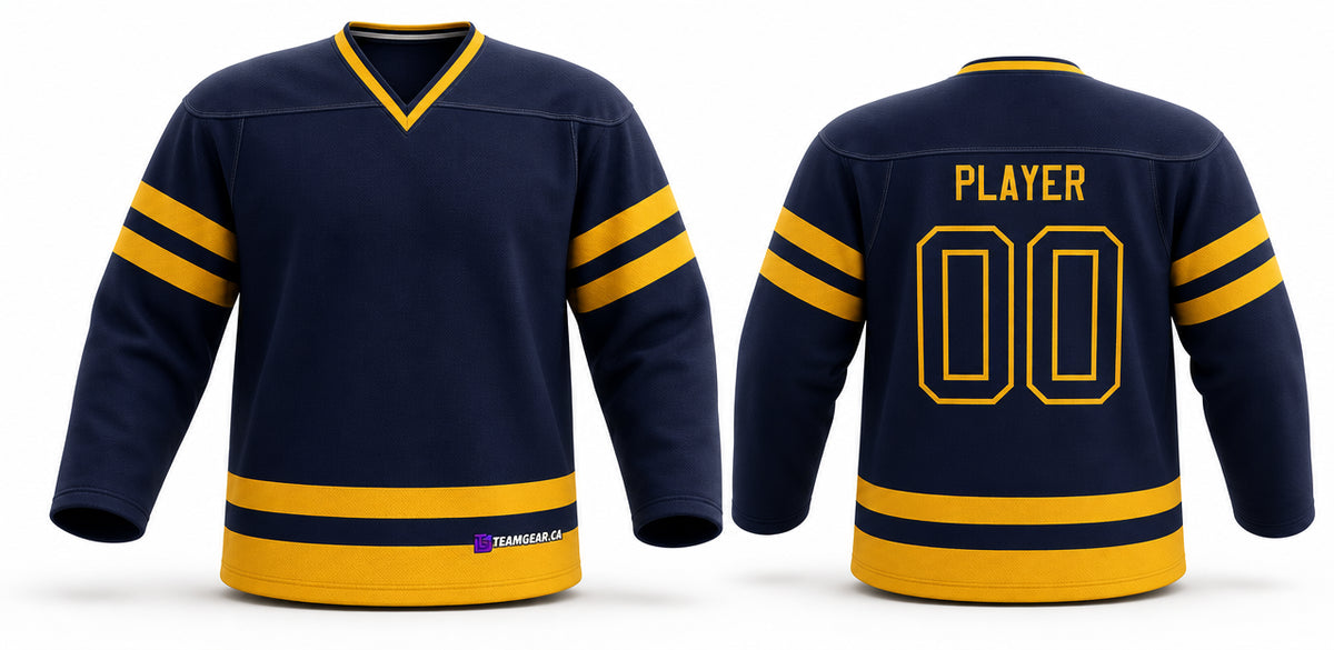 House League Hockey Jersey Navy/Gold