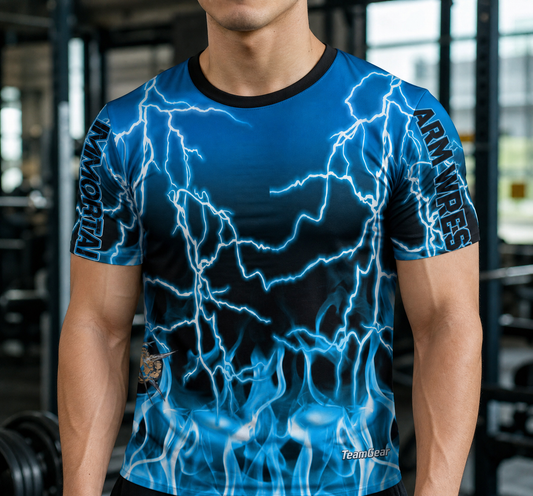 Immortal Arms Shorts — custom shorts worn on model — TeamGear Canada