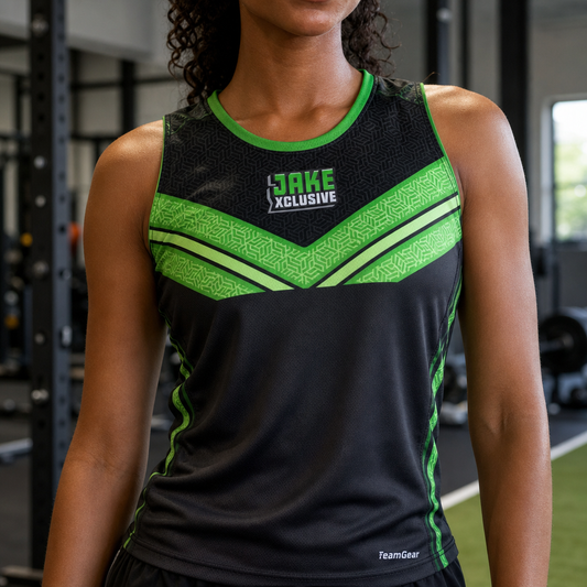 JakeXclusive Headband — custom team apparel worn on model — TeamGear Canada