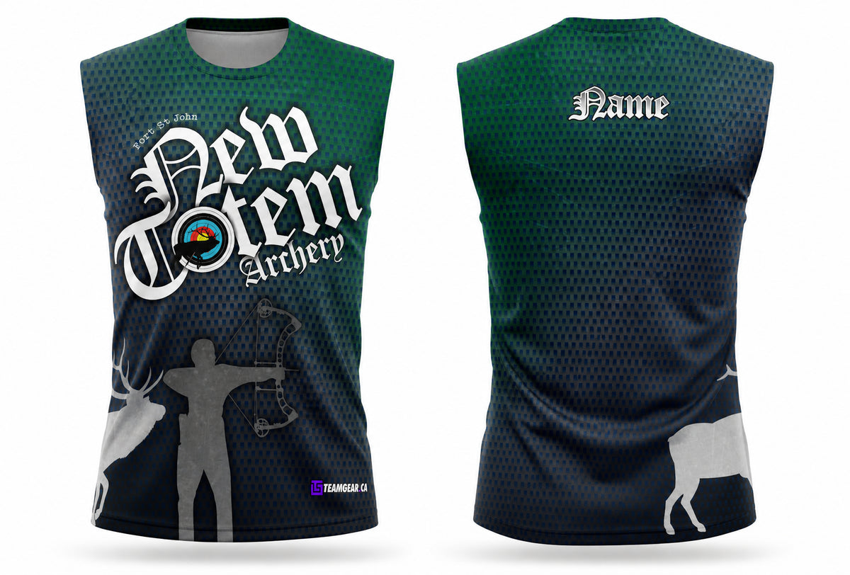 KIDS Archery Hoodie - front and back view
