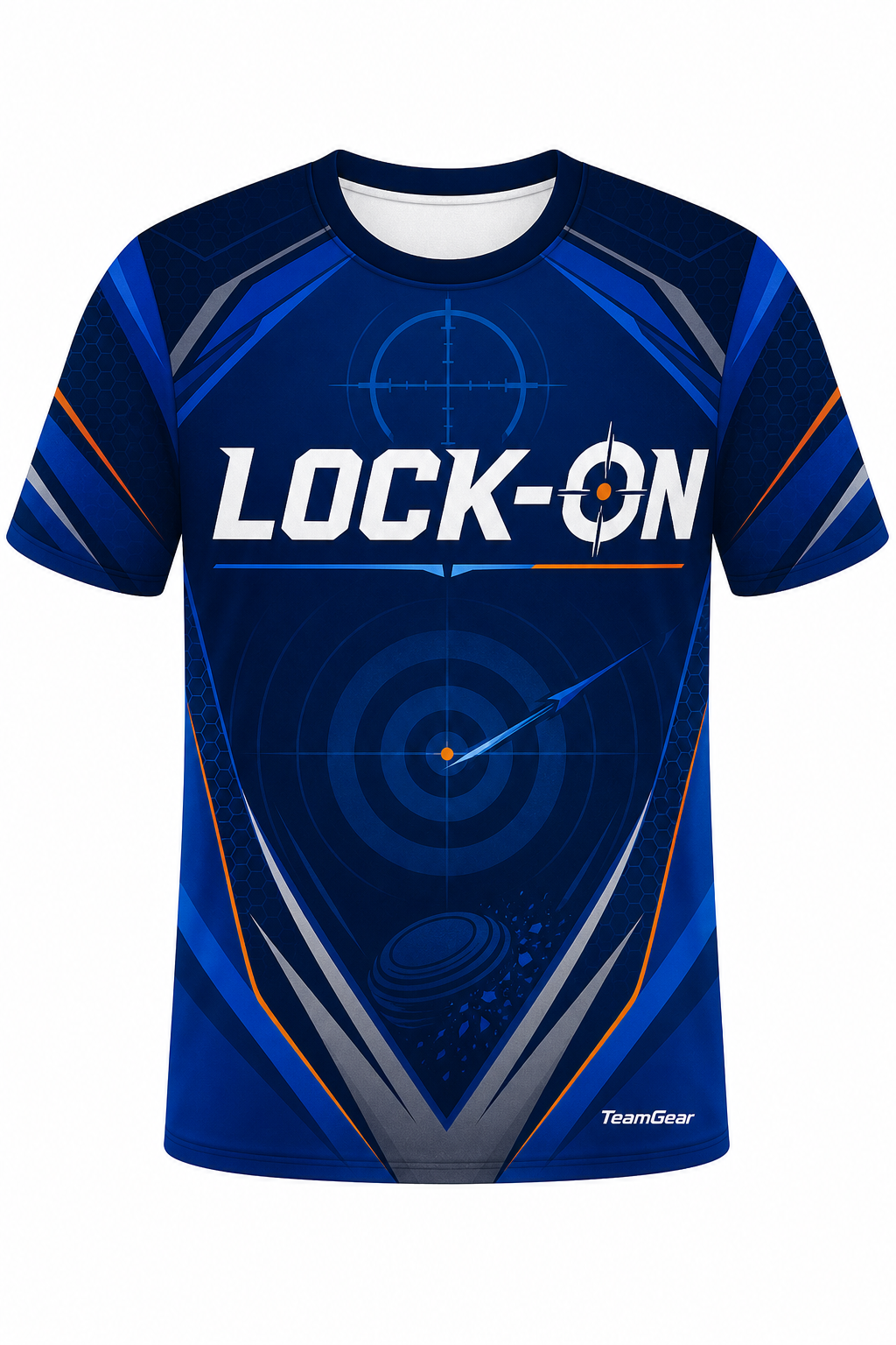 Lock-On Blue Shooting Jersey design