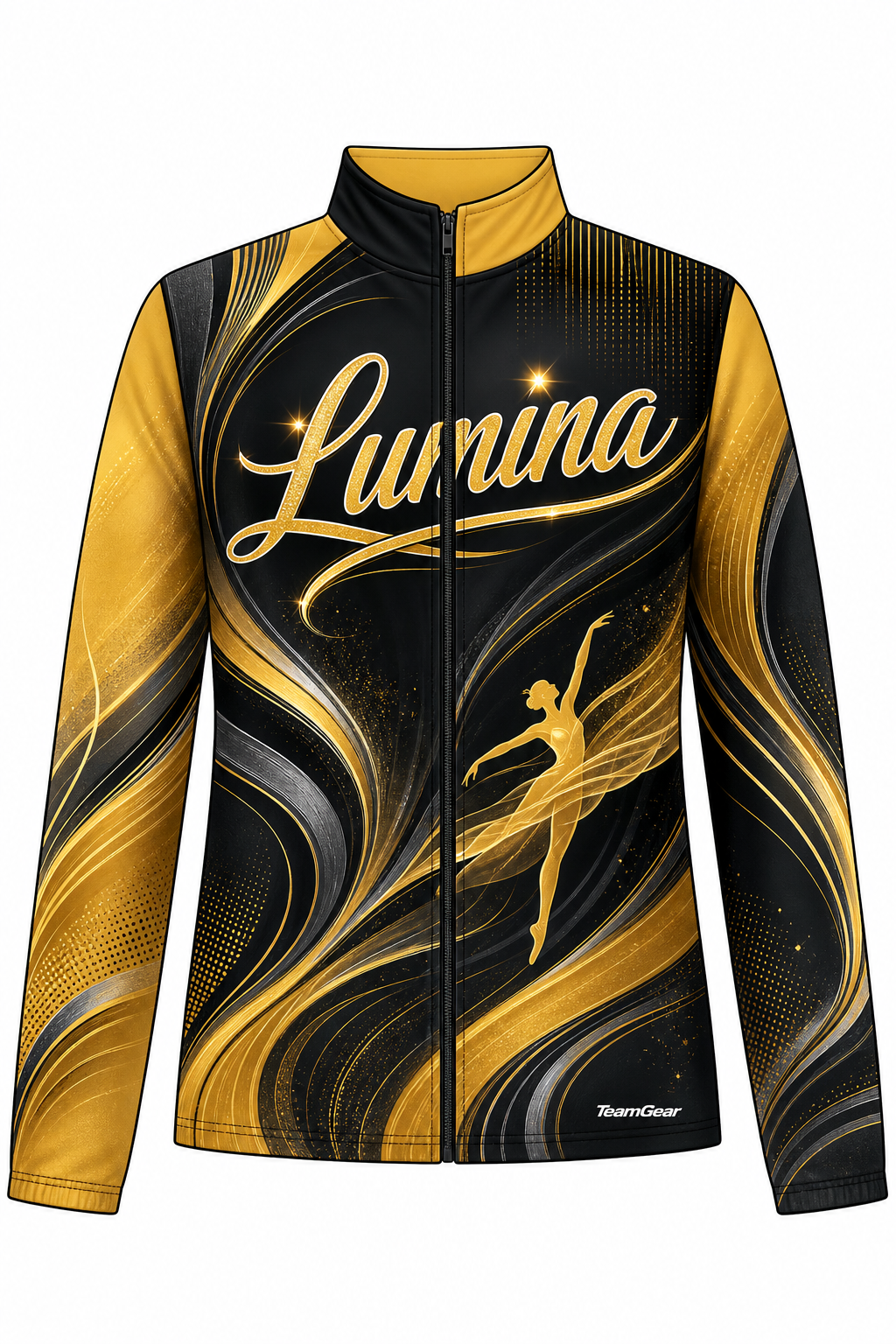 Lumina Gold Dance Jacket design