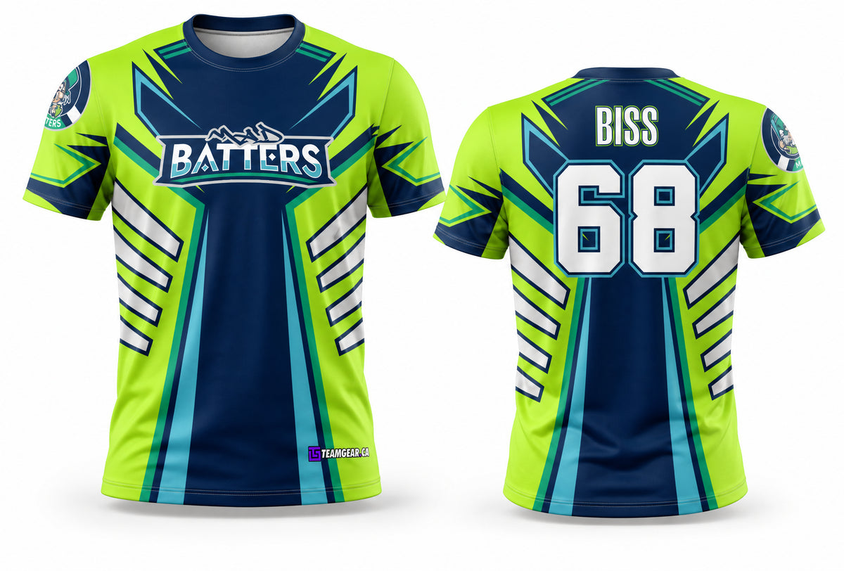 Mad Batters Softball Jersey - front and back view