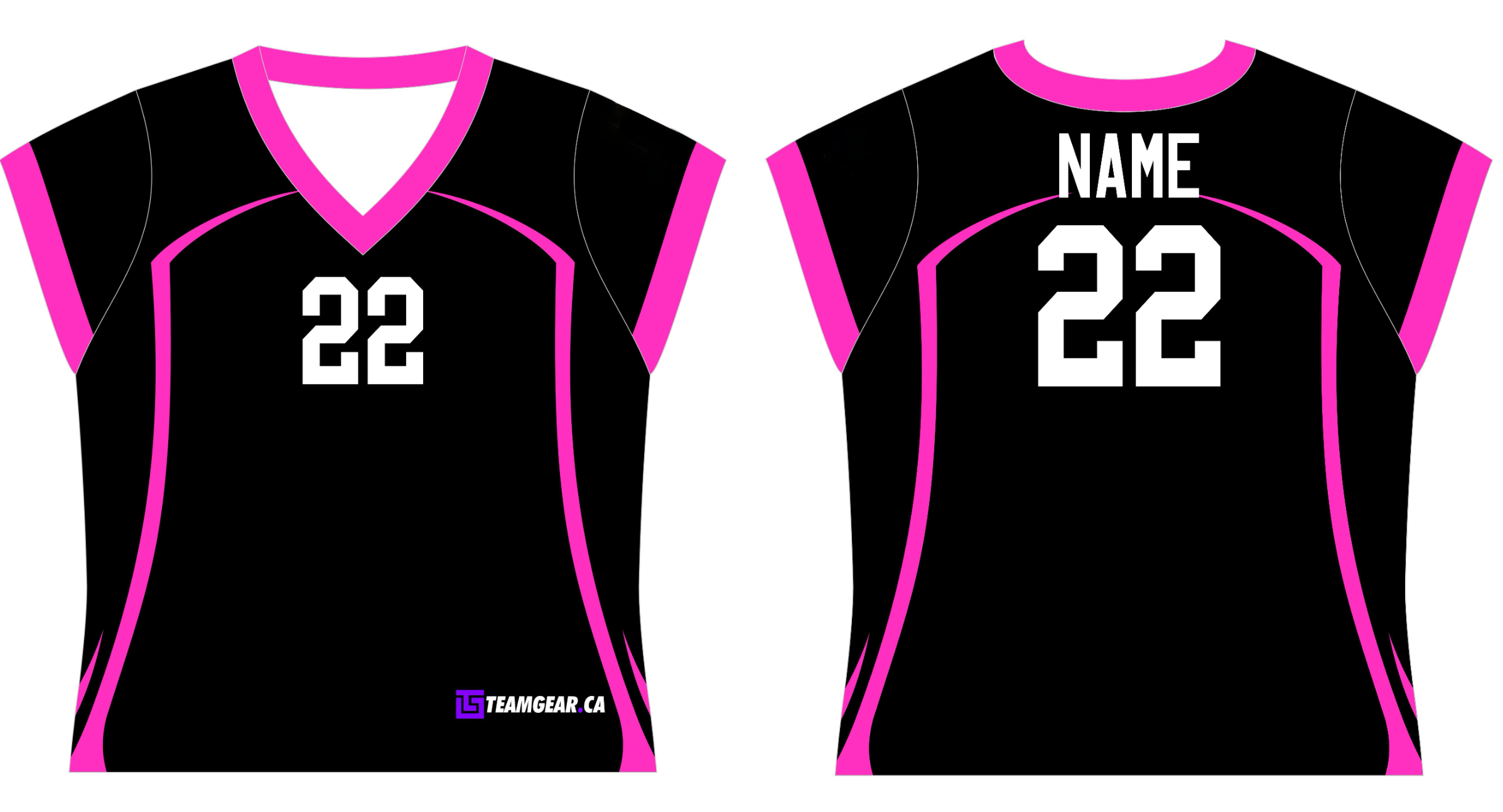 Custom Volleyball Jerseys Teamgearca Full Sublimation