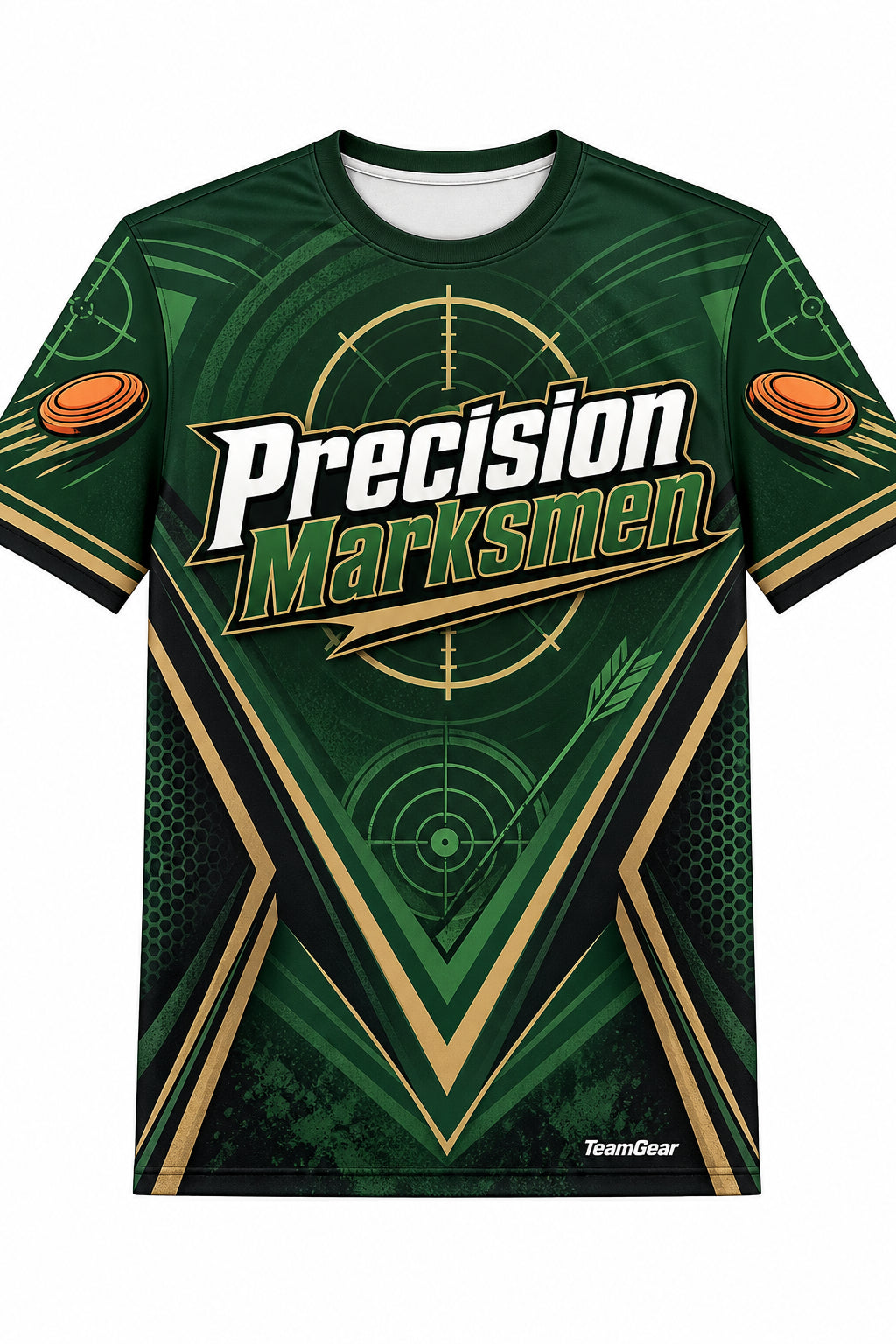 Precision Marksmen Green Shooting Jersey design