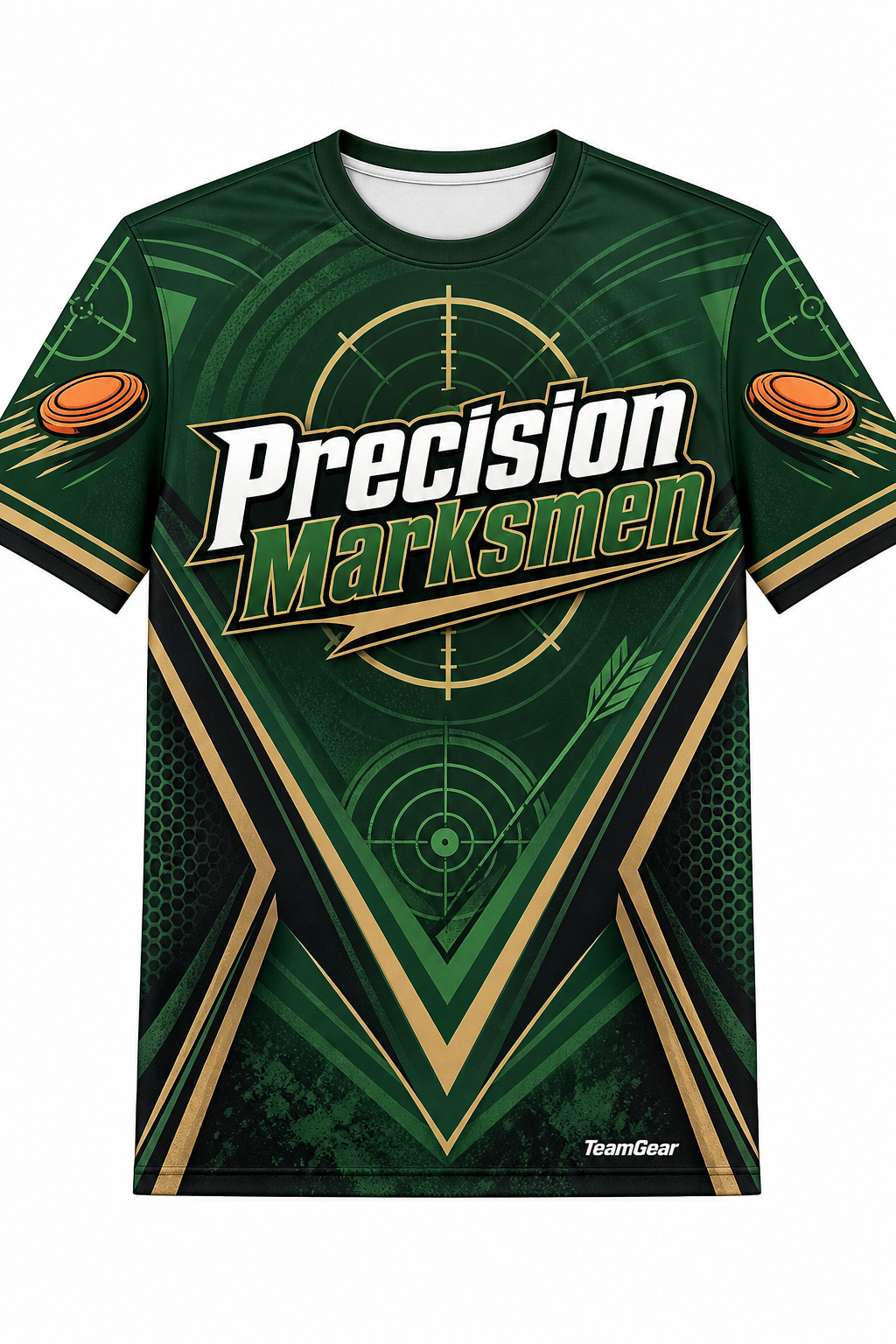 Precision Marksmen Green Shooting Jersey design