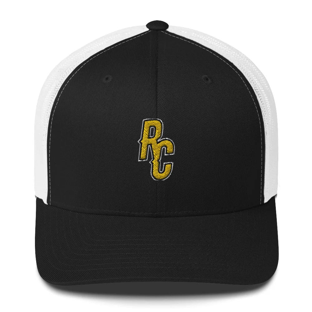 Ray Cheesy ShowZone Trucker Hat in black with white back