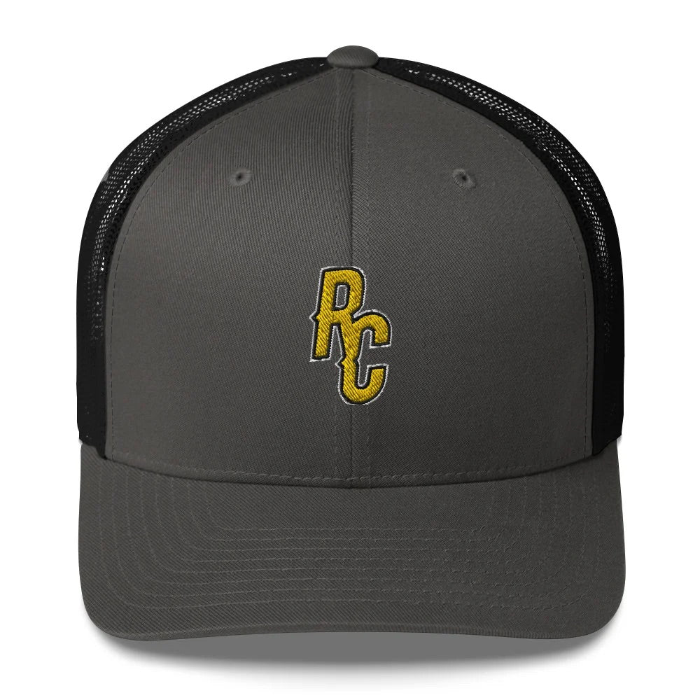 Ray Cheesy ShowZone Trucker Hat in charcoal with black back