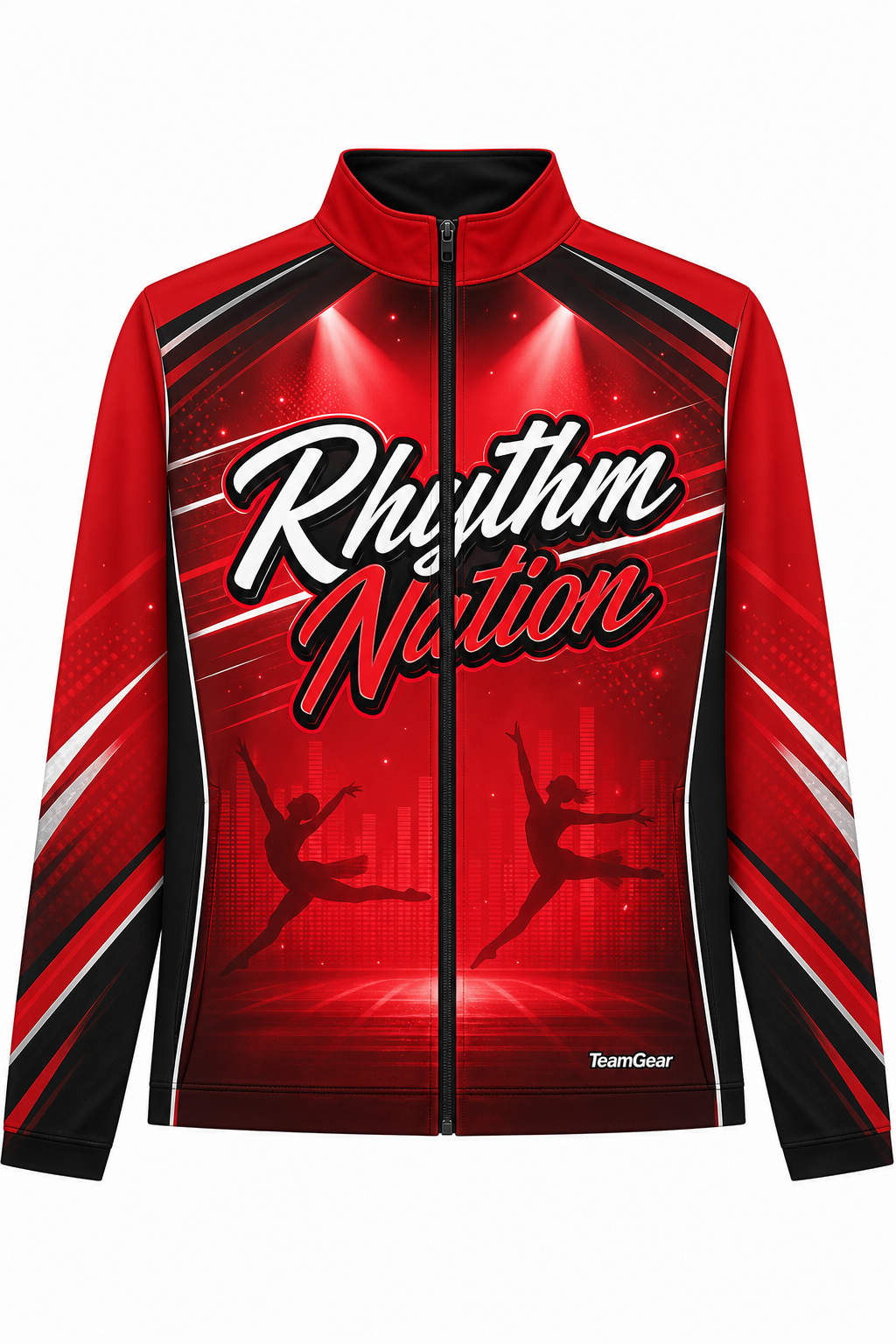 Rhythm Nation Red Dance Jacket design