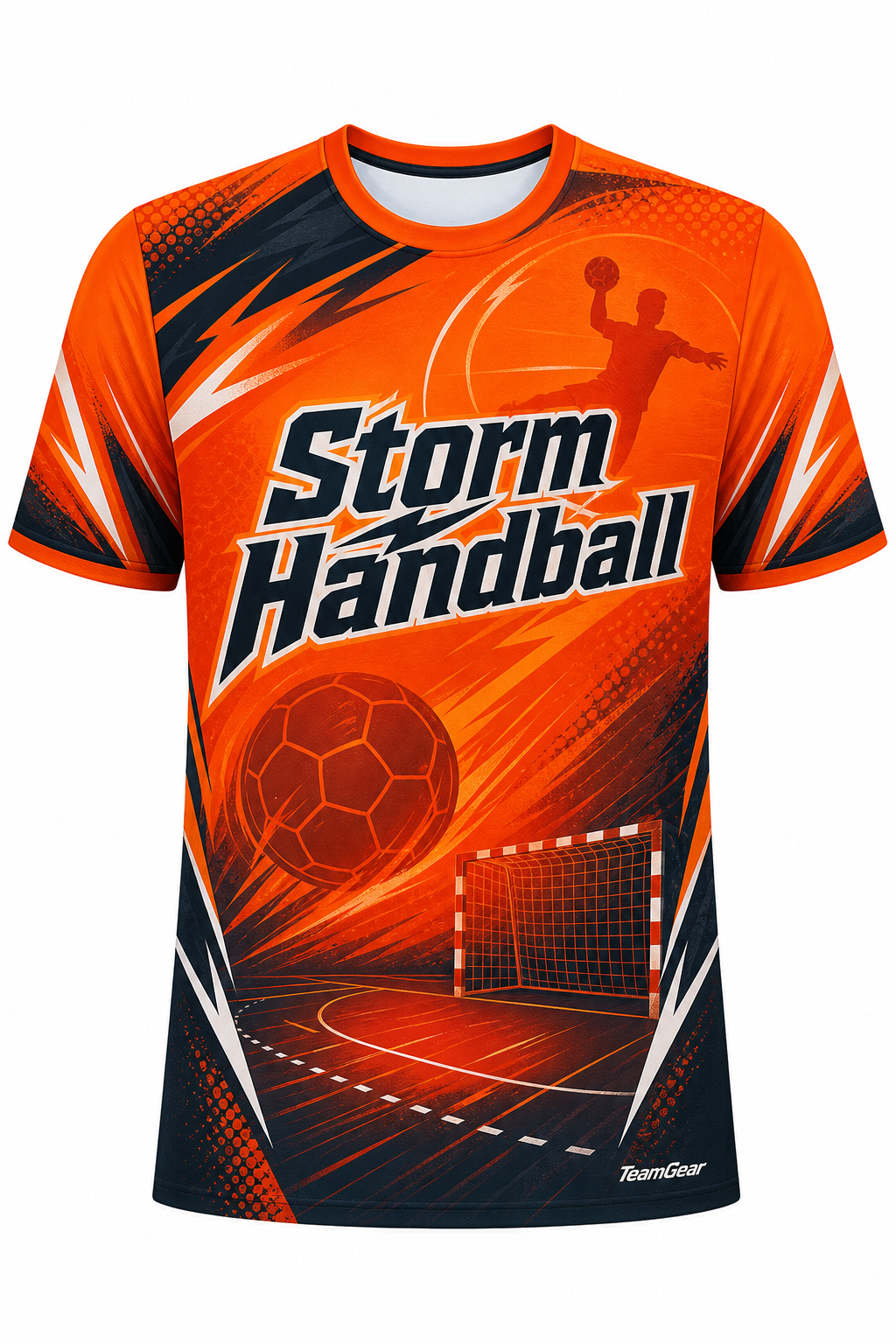 Storm Handball Orange Handball Jersey design