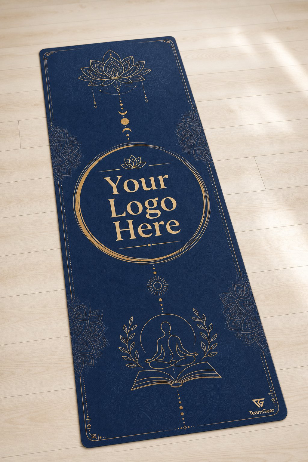 Teacher Training Custom Yoga Mat — custom yoga mat studio product photo — TeamGear Canada