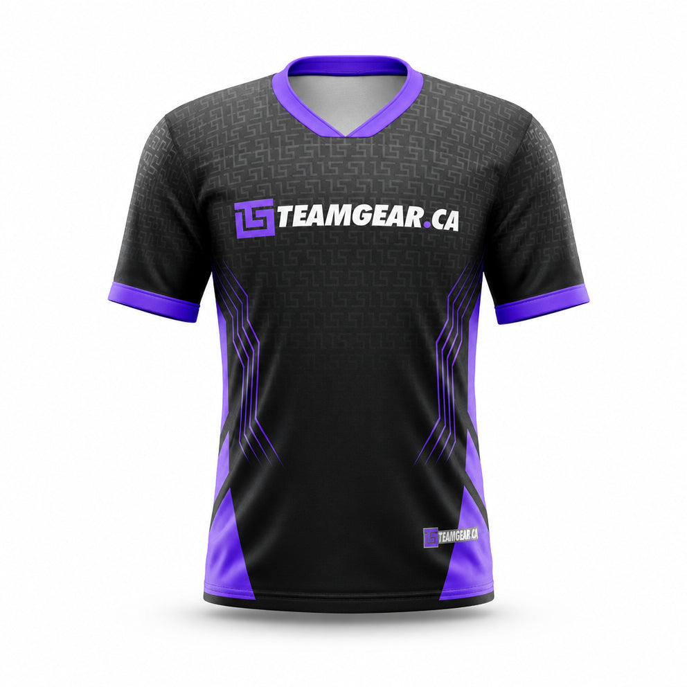 TeamGear Canada Fully Sublimated Softball/Baseball Jersey - front and back view