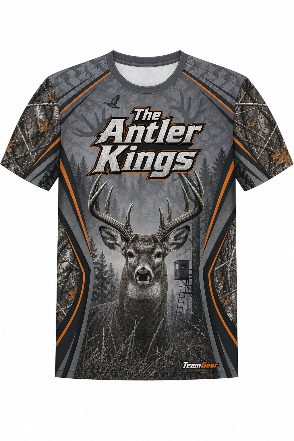 The Antler Kings Grey Hunting Jersey design