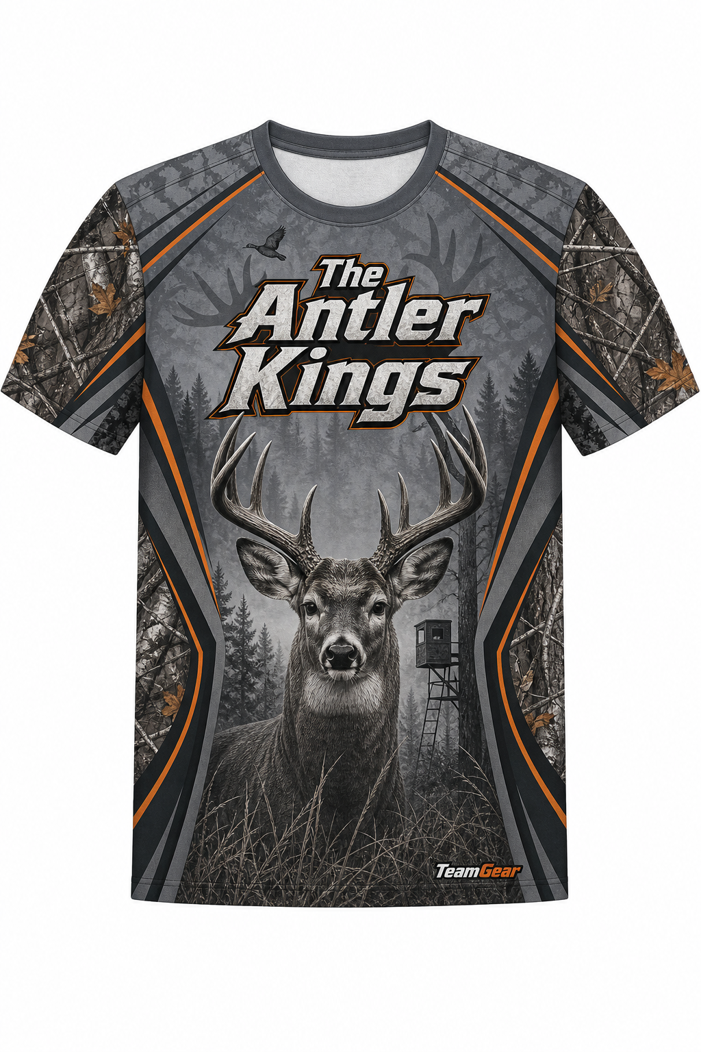 The Antler Kings Grey Hunting Jersey design