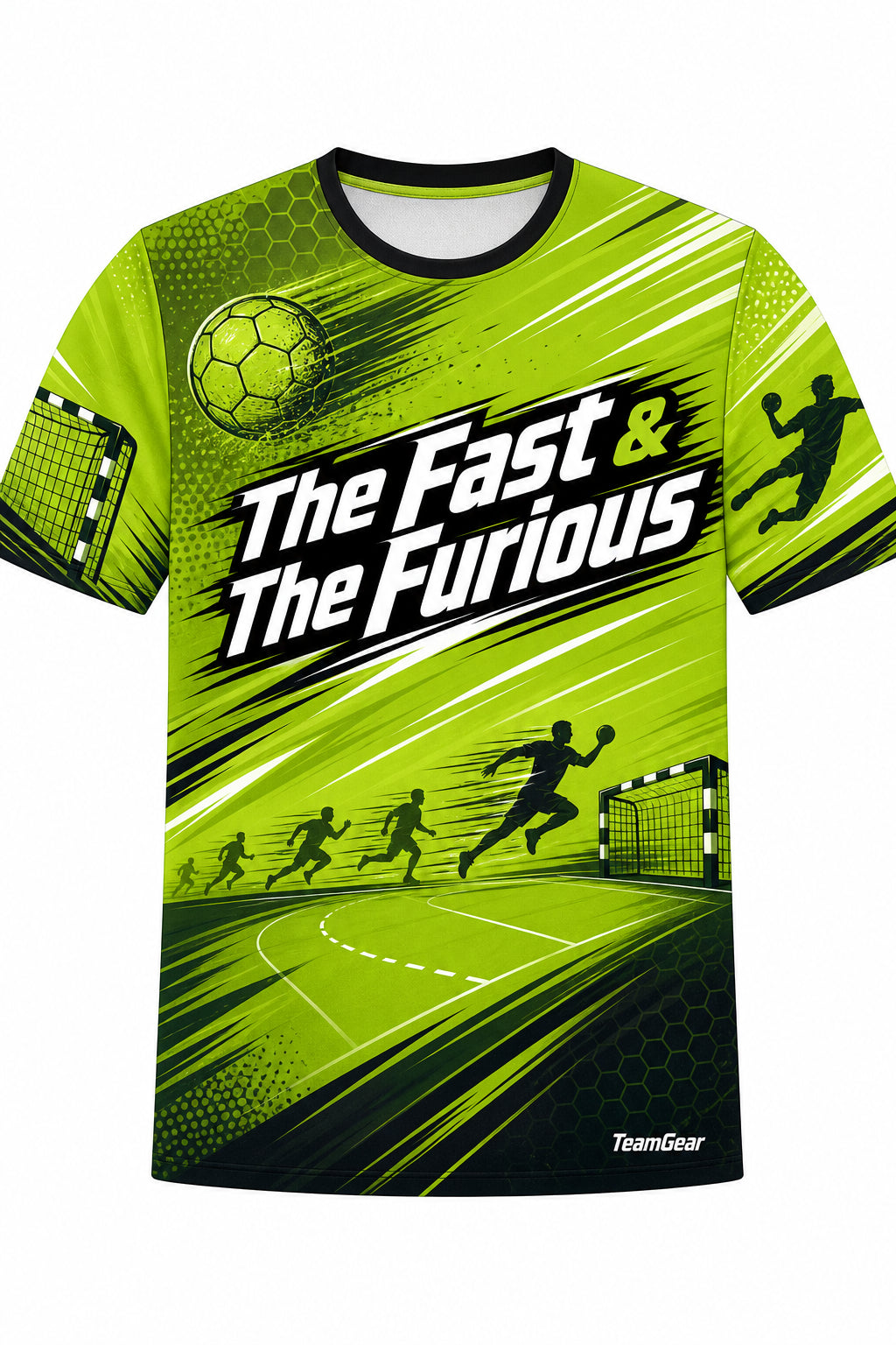 The Fast & The Furious Lime Handball Jersey design