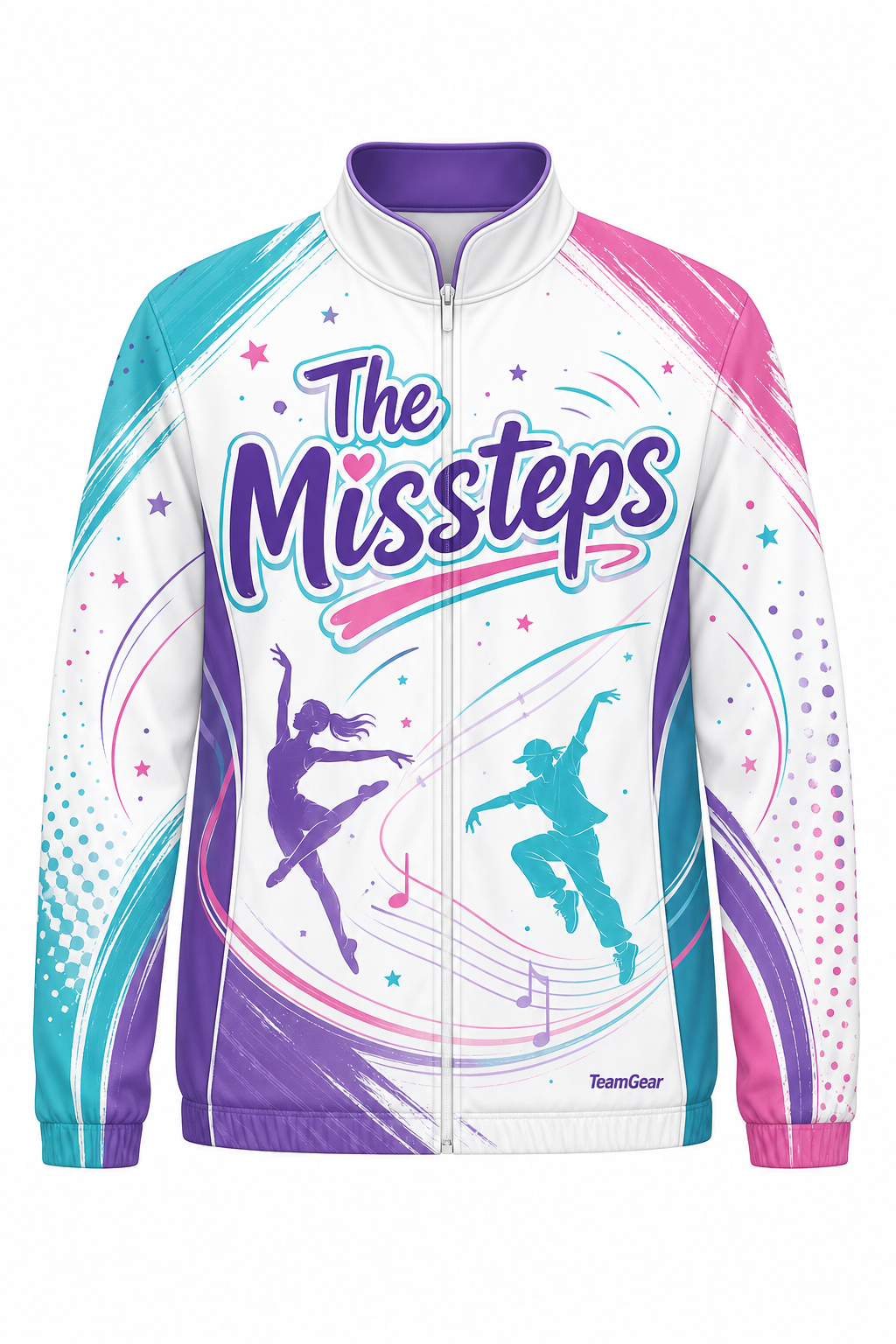 The Missteps White Dance Jacket design